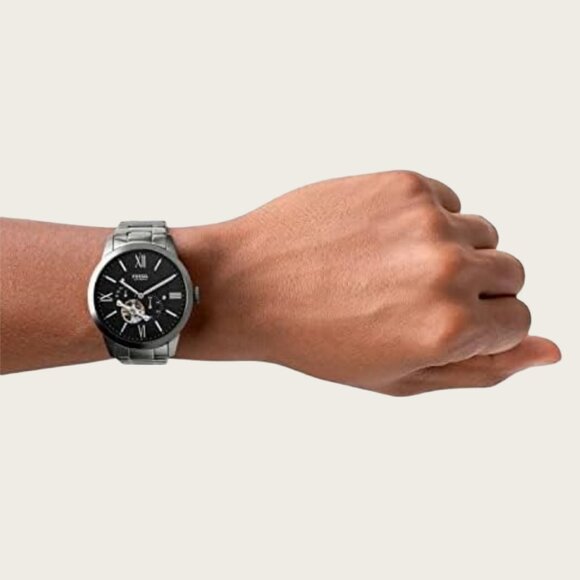 Fossil ME3172 Townsman Auto Automatic Black Dial Men's Watch - Picture 2 of 6